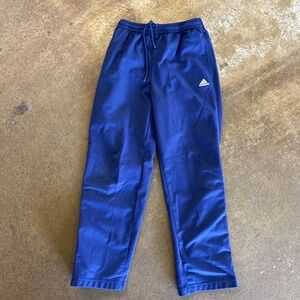 Vintage Adidas Z Stripe Track Pants Youth Medium Navy Red Y2K